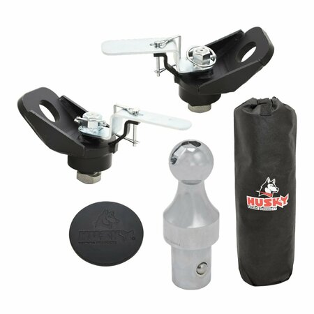 HUSKY TOWING HITCH GOOSENECK ACCESSORIES, OEM GN BALL & TIE DOWN KIT RAM 33215